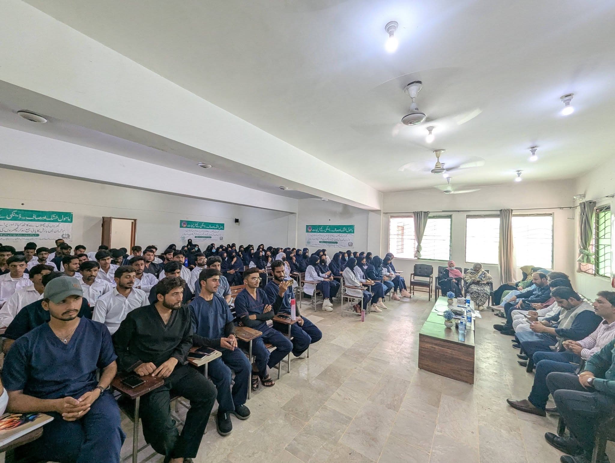 Students in a lecture at RIAHS